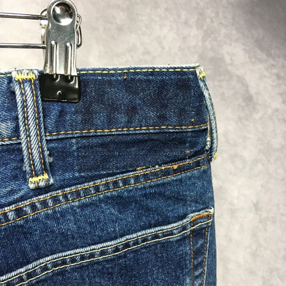 Levis Mens 505 Regular‎ Fit Blue Jeans size 38x28 Cotton Denim Pants Zipper Fly - Picture 5 of 16